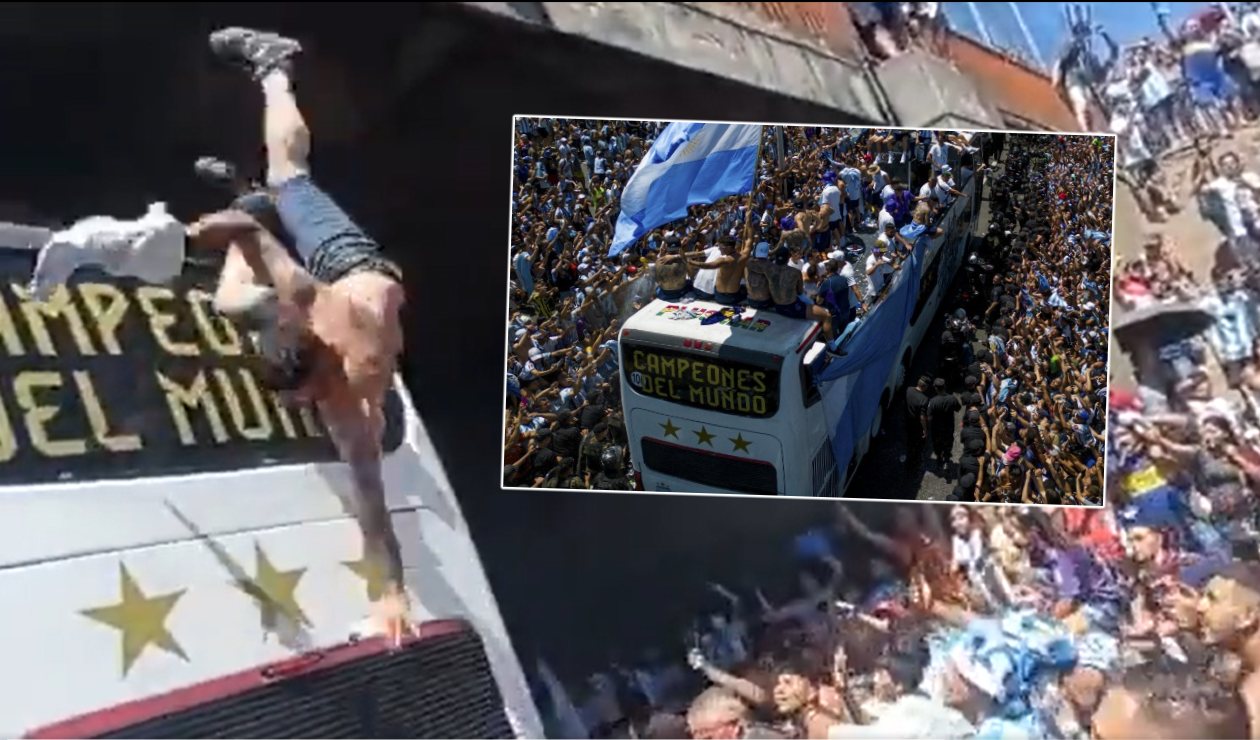 Argentina: Hincha Se Lanzó Al Bus De Los Jugadores Y Lo Pagó Caro ...